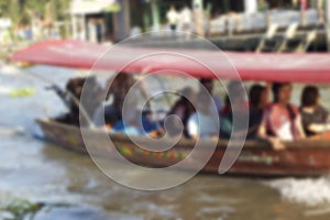 Damnoen saduak floating market, Thailand