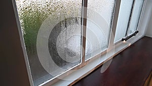 Damp condensation on old metal windows