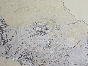 Damp moisture on wall