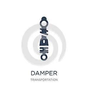 damper icon in trendy design style. damper icon isolated on white background. damper vector icon simple and modern flat symbol for