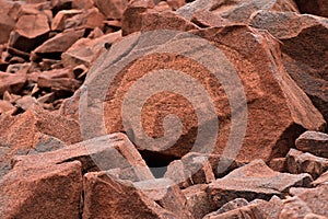 Aboriginal Petroglyphs of a Kangaroo on rock in Burrup Peninsula near Dampier Western Australia photo