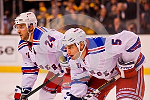 Dan Girardi and Ryan Callahan