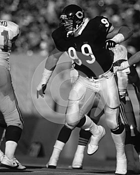 Dan Hampton of the Chicago Bears