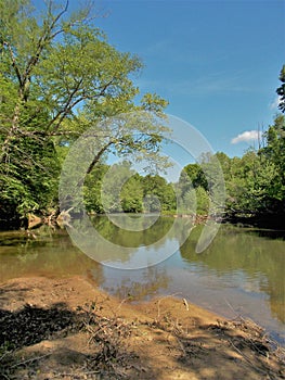 Dan River in Danbury, North Carolina