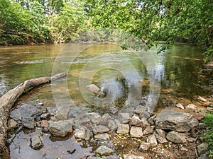 Dan River in Danbury, North Carolina