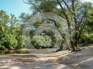 Dan River in Danbury, North Carolina