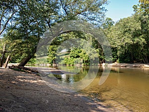 Dan River in Danbury, North Carolina