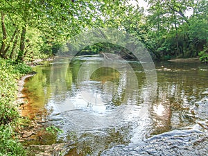 Dan River in Danbury, North Carolina photo