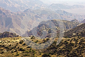 Dana Biosphere Reserve is Jordan\'s largest nature reserve, located in south-central Jordan and includes mountain slopes