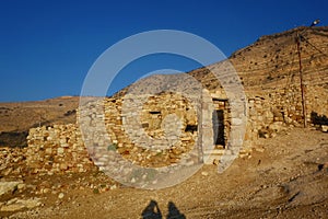 Dana village in the Dana biodiversity nature reserve in Jordan, Middle East