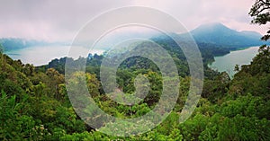 Danau Buyan & Danau Tamblingan. Lakes in Bali. photo