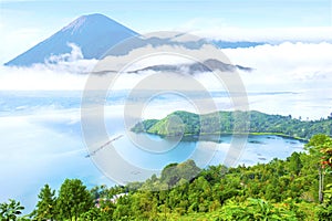 Danau toba lake scenery