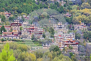 Danba Tibetan Villages in autumn, Sichuan