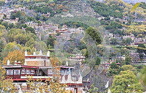 Danba Tibetan Villages in autumn, Sichuan