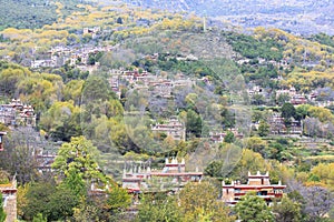 Danba Tibetan Villages in autumn, Sichuan