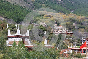 Danba Tibetan Villages in autumn, Sichuan