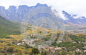 Danba Tibetan Villages in autumn, Sichuan