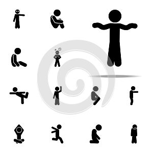 dance, child icon. child icons universal set for web and mobile