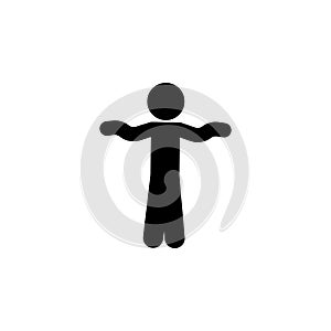 dance, child icon. Element of child icon for mobile concept and web apps. Glyph dance, child icon can be used for web and mobile
