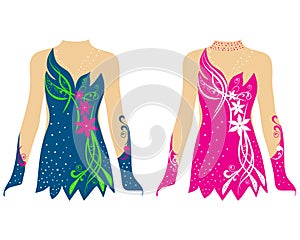 Dance costume, skating dress, rhythmic gymnastics costume