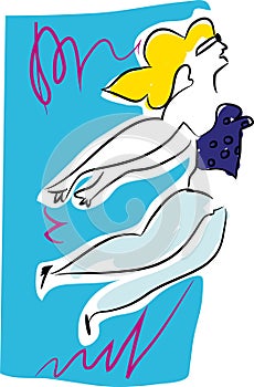 Dance explosion girl