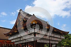 Dance hall in Yasaka Shrine,Kyoto,Japan