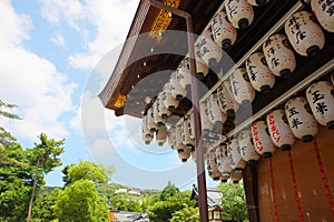 Dance hall in Yasaka Shrine,Kyoto,Japan