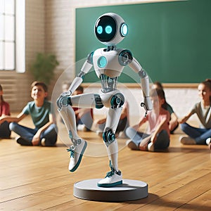 Dance Instructor Robot A robot designed for teaching dance ad c