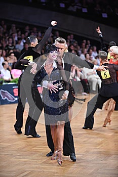 Dance latin couple in a dance pose