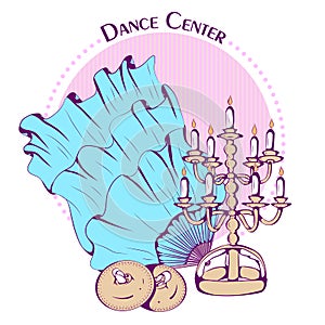 Dance line color belly dance accessories