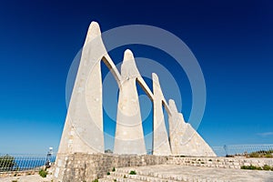 Dance of Zalongo monument, Greece