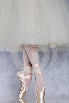 Dancer in ballet pointe