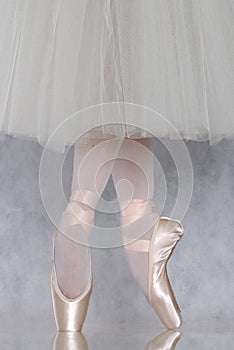 Dancer in ballet pointe