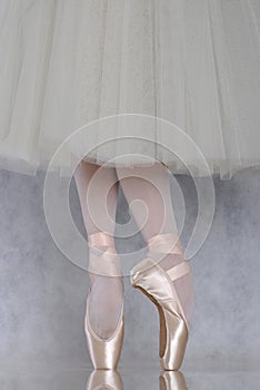 Dancer in ballet pointe