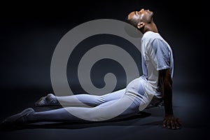 Dancer Demonstrating Flexibility
