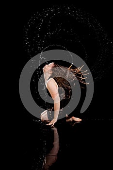 Dancer expression water