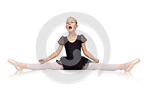 Dancer girl crying