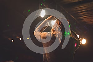 Dancer Performing on Stage