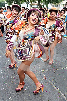 Dancer in Peruvian carnaval