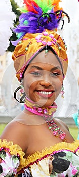 Dancer in Peruvian carnaval