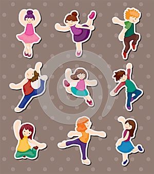 Dancer stickers