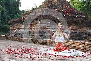 Dancer of the traditional Thai style