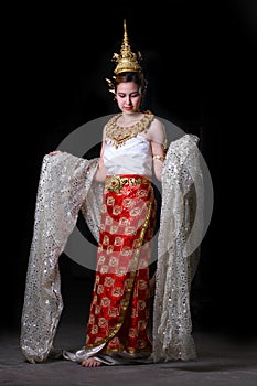 Dancer of the traditional Thai style