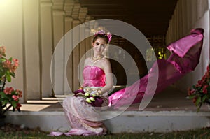 Dancer of the traditional Thai style