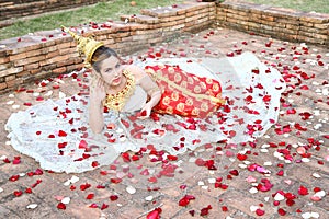 Dancer of the traditional Thai style