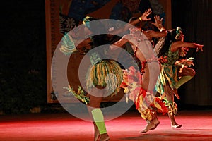 Dancers from Colombian Barrio Ballet stage prformance