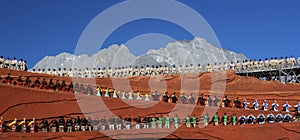 Dancers at Impression Lijiang