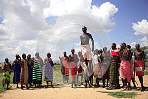 Traditional Samburu dance