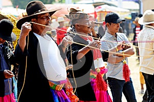 Dancing accompanied the traditional arts event of Sapi Sono festival