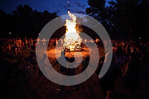 Dancing around the campfire